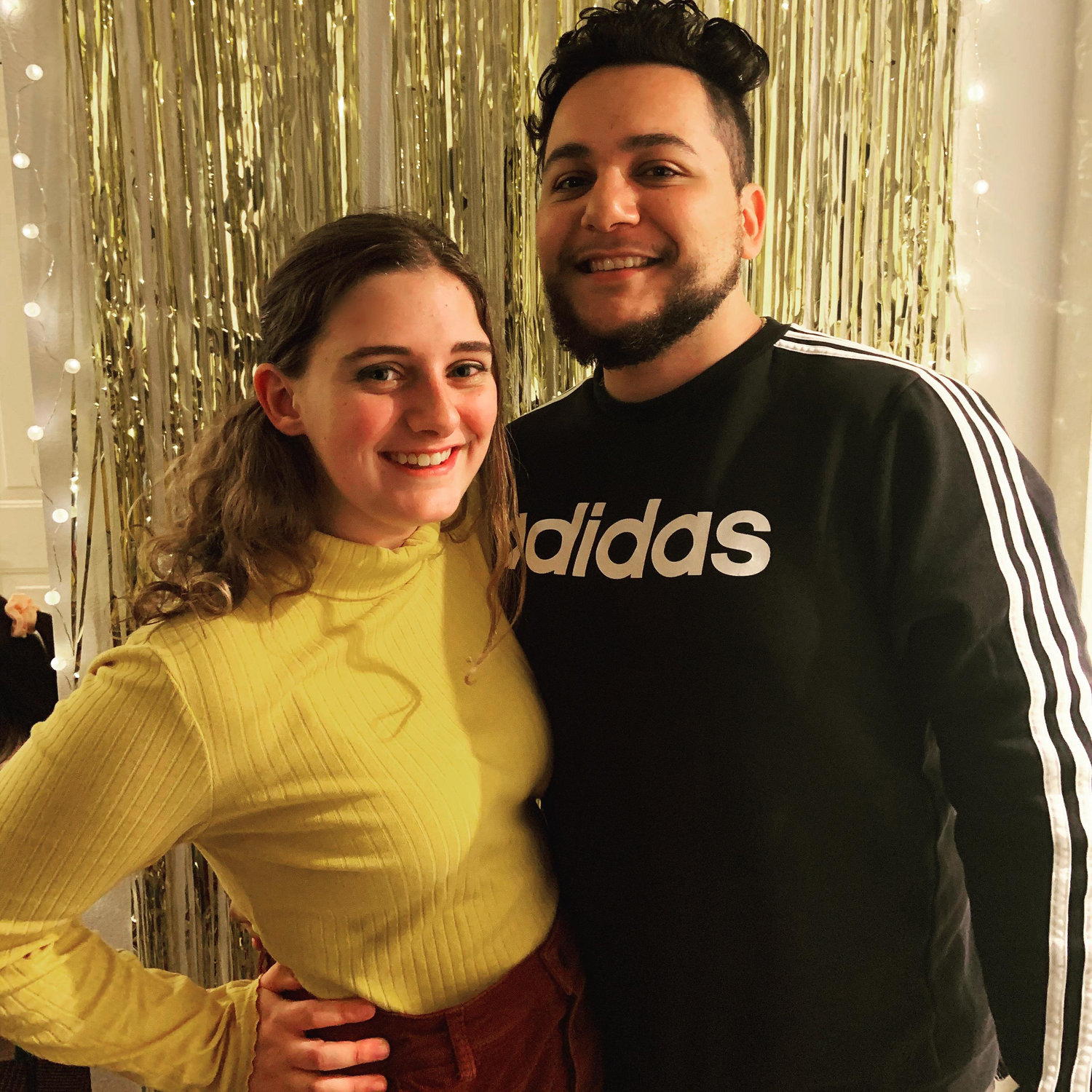 Our first picture together, November 2019