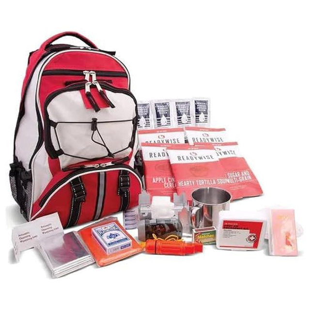 ReadyWise Emergency Survival Gear – Tactical Military Backpack, Camping Essentials Bug Out Bag & Survival Kit, Prepper & Hurricane Supplies, Meal Pouches with up to 25 Year Shelf Life, 64 Piece