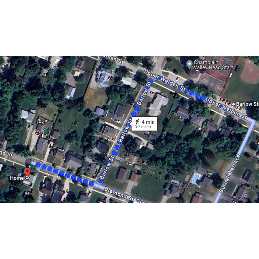 Use this map to find your way from the recommended parking to the wedding
