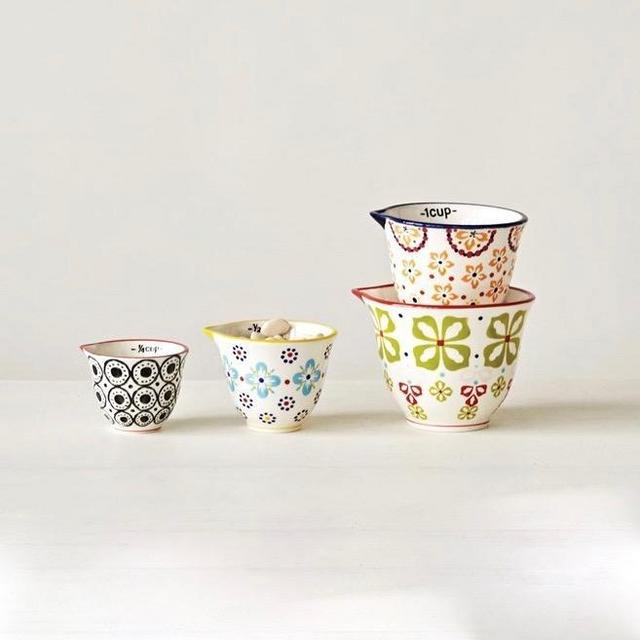 Floral Measuring Cups