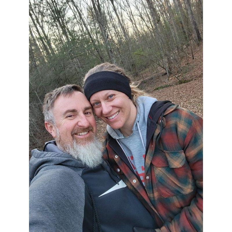 I asked Kelli to marry me on April 3 in Big South Fork National River and Rec Campground, in Tennessee.