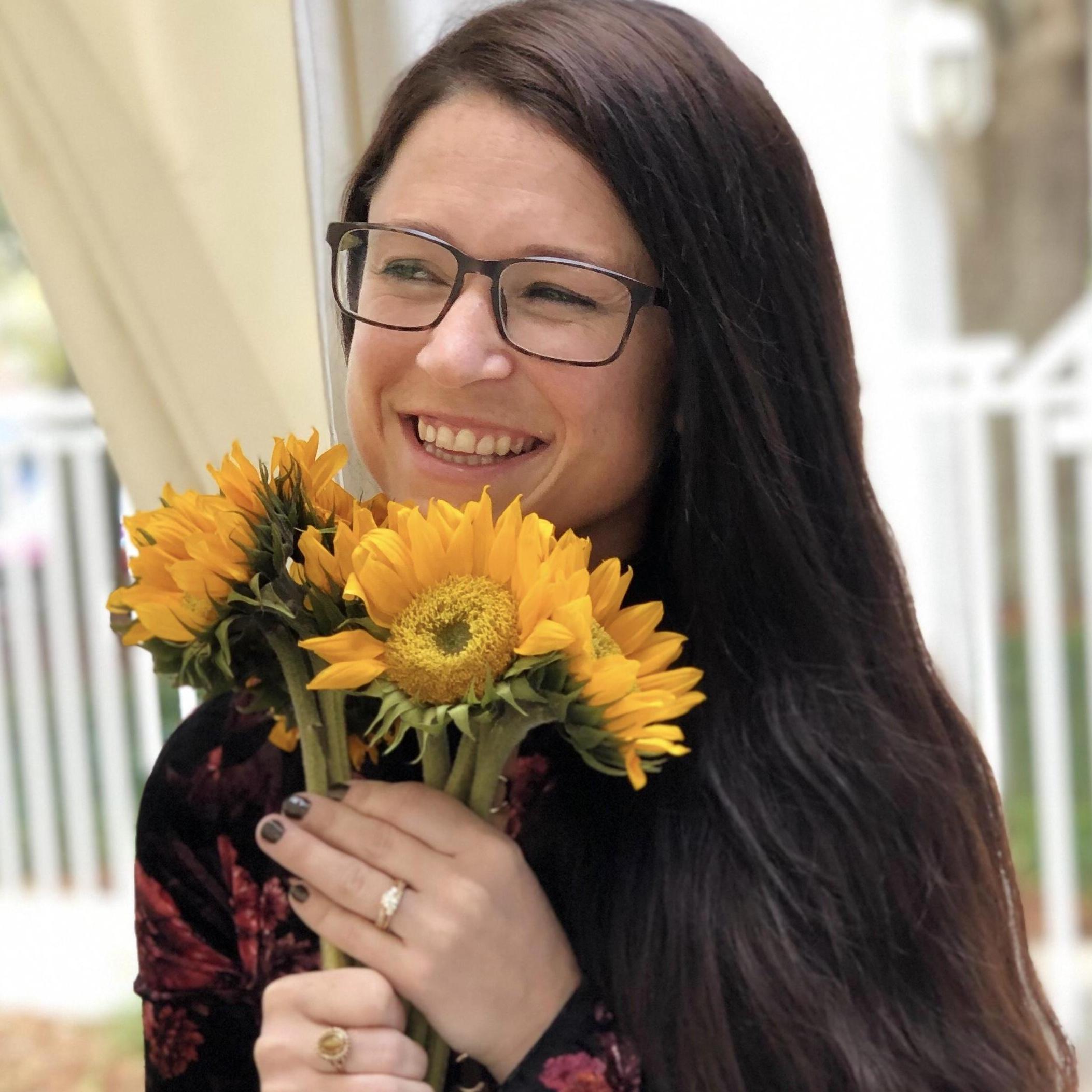 Sunflowers & engaged, it has a nice ring :P