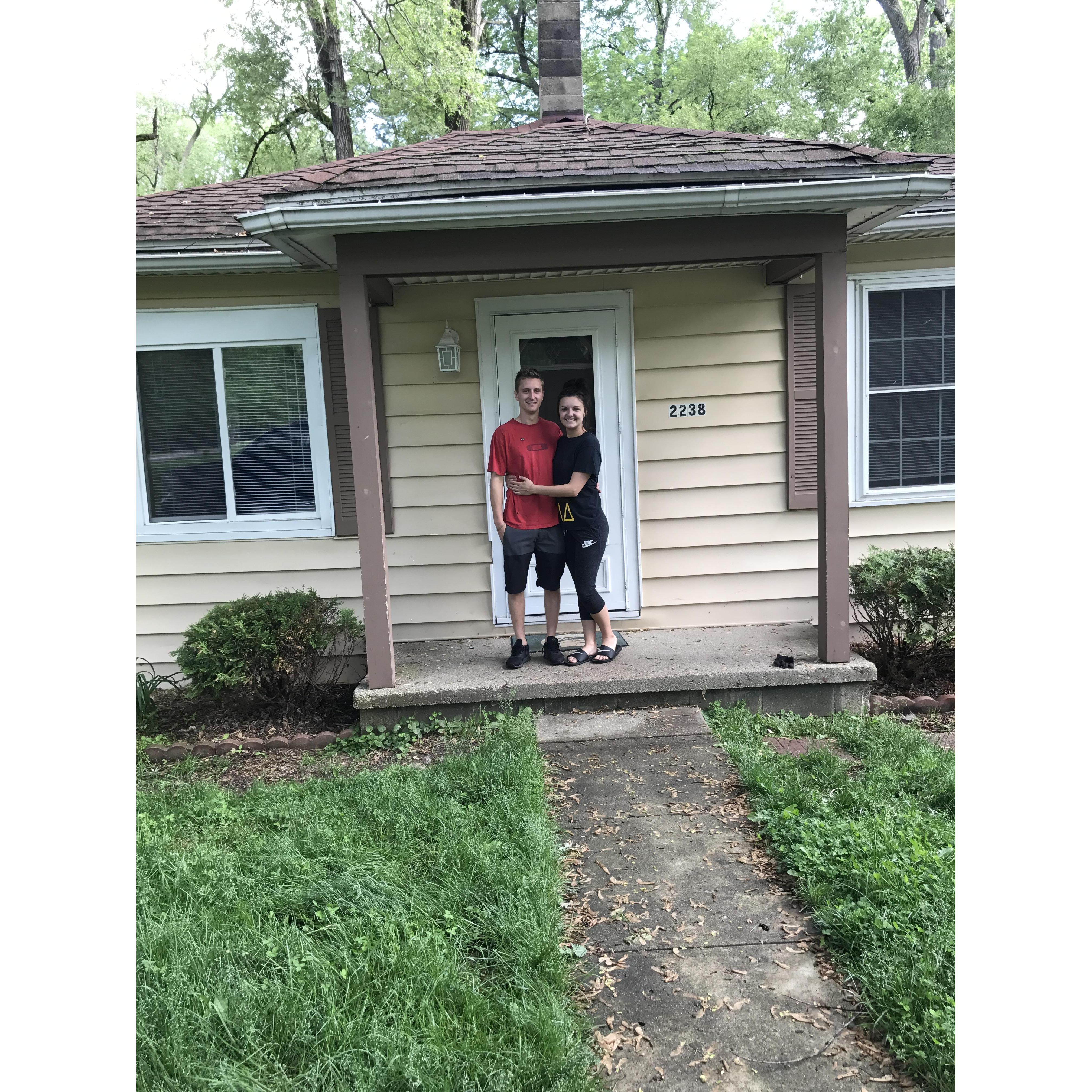 Moving out of our first house together!