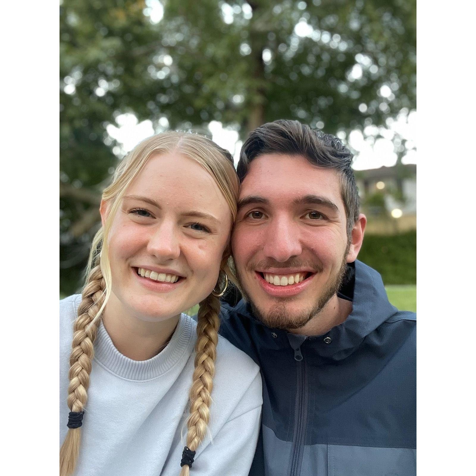 First picnic together.