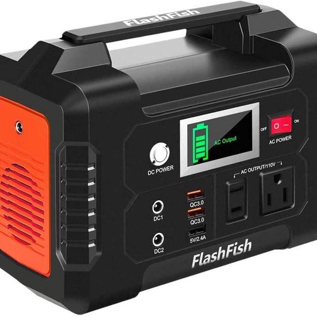 Flashfish 200W Portable Power Station, 110V 40800mAh Battery Generator, Battery Power Generator