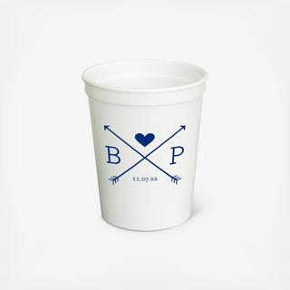 Arrows 16 Oz. Stadium Cup, Set of 25 - Personalized