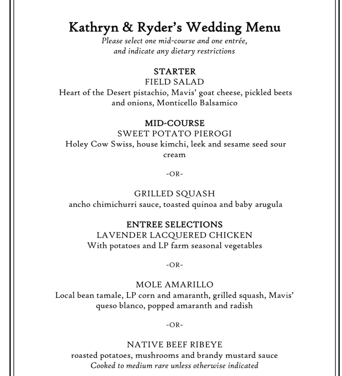 The Wedding Website of Kathryn Lehr and Ryder Bailey