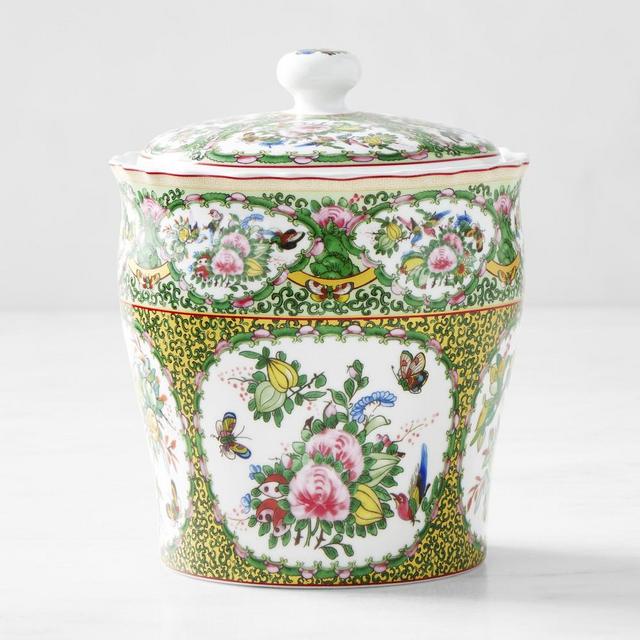 Famille Rose Porcelain Canisters, Small