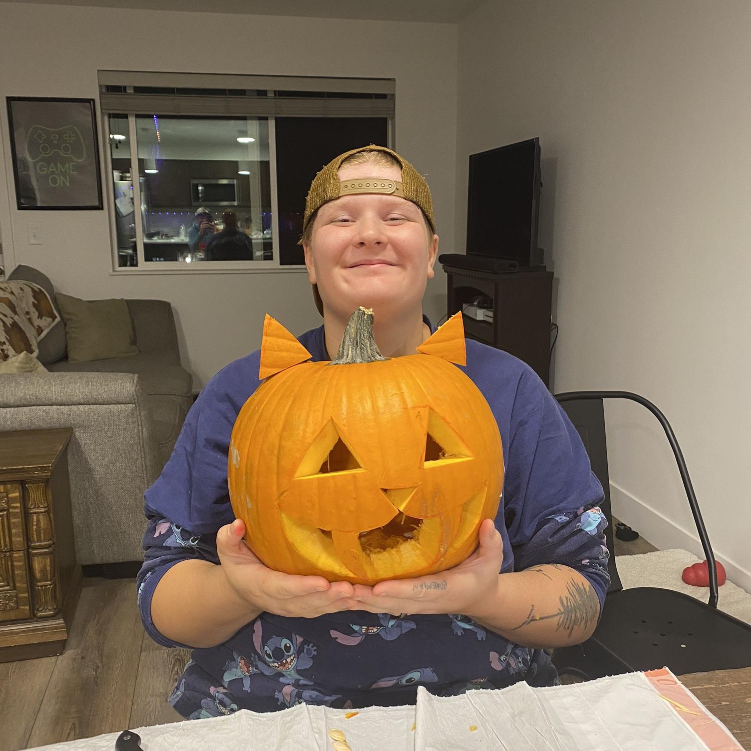 Alec’s adorable Pumpkin