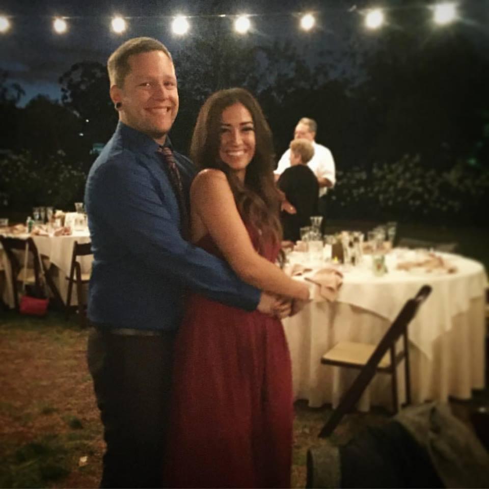 At our friends' Ryan and Tiffany's wedding