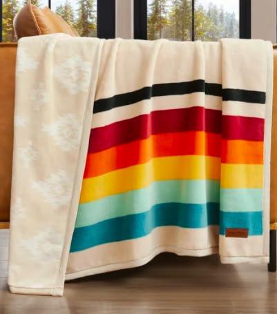 Pendleton Reversible Plush Throw - 50" x 70" (1, Mount Foraker)