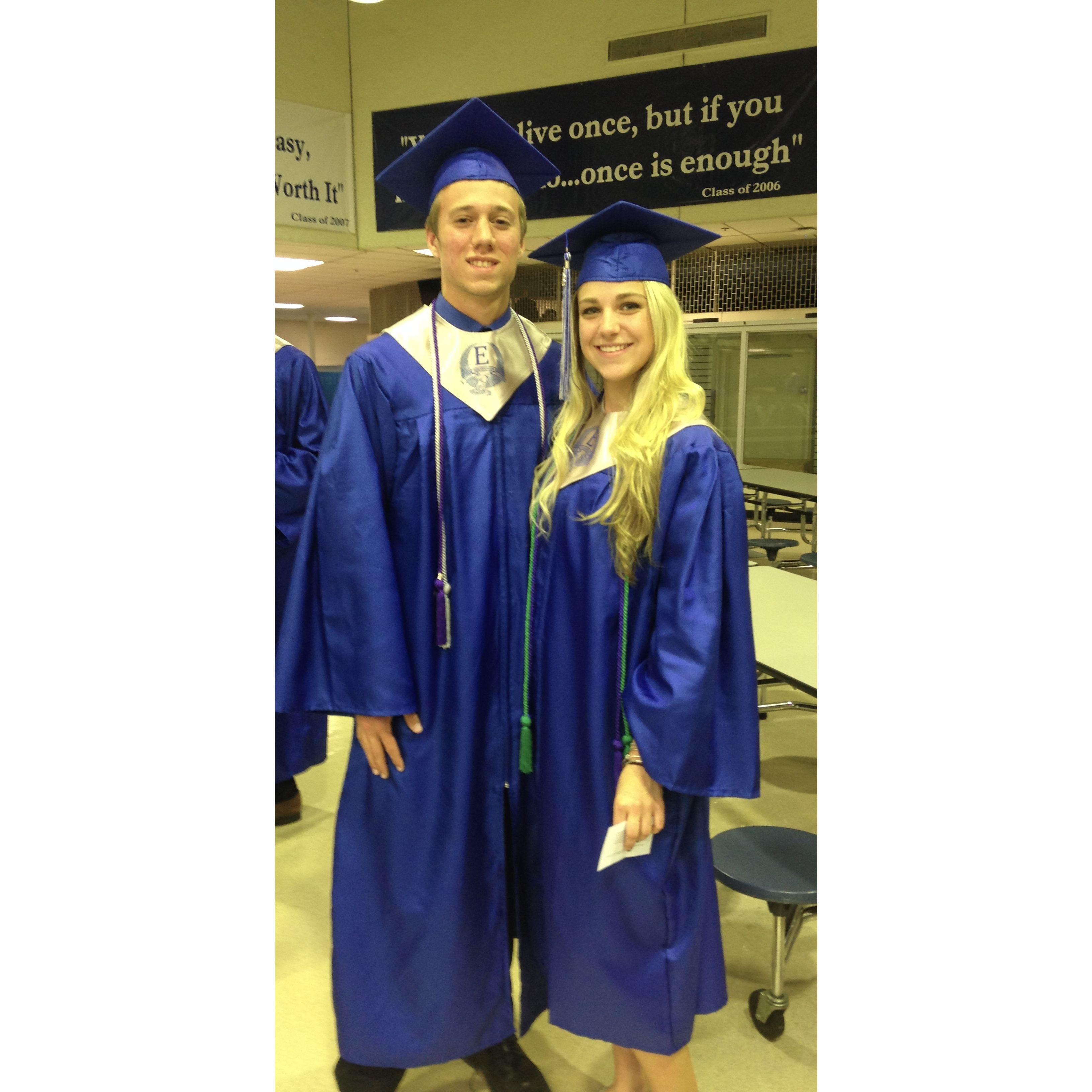 Graduating Eisenhower High School 2016
