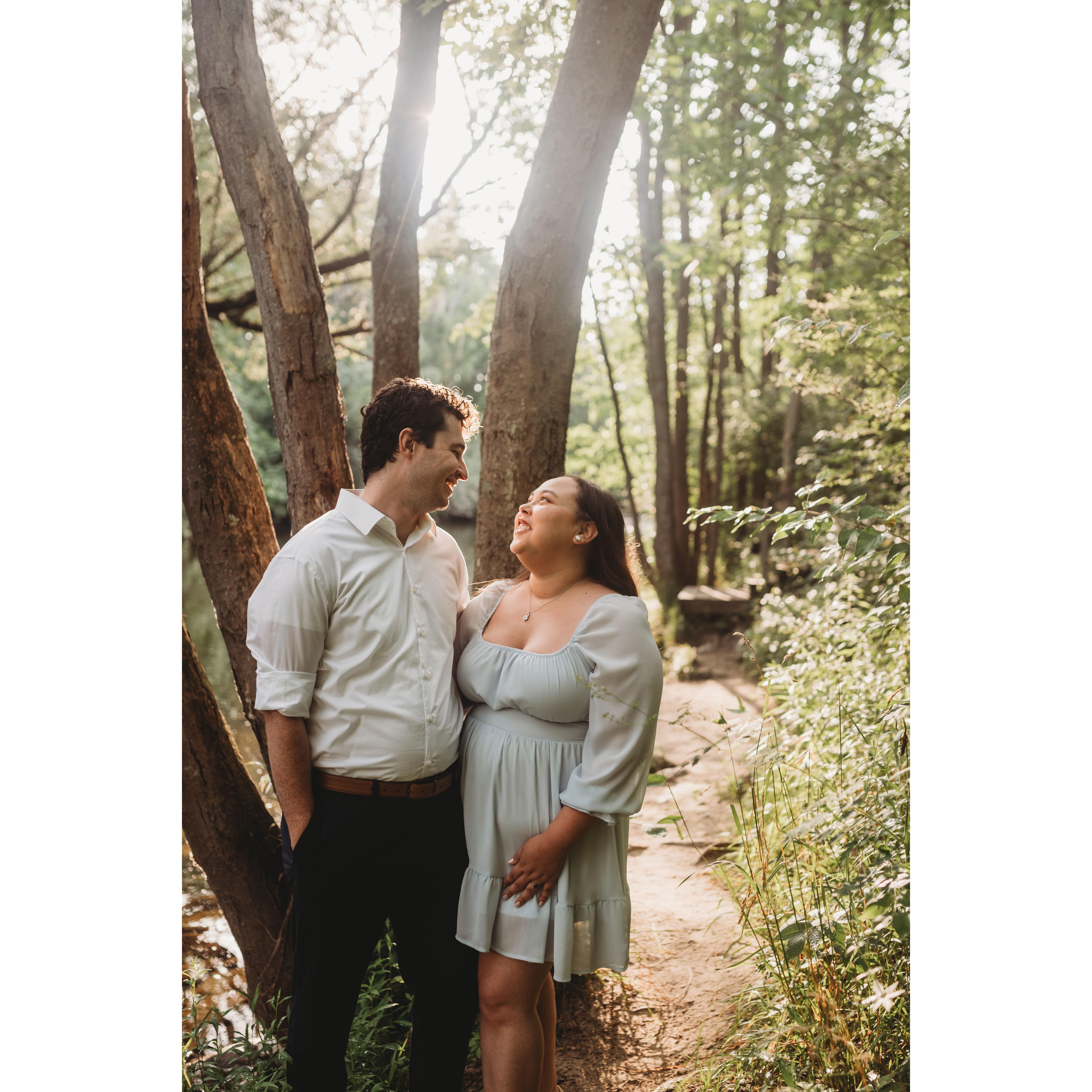 Engagement Photos at Yates Cider Mill July 2022