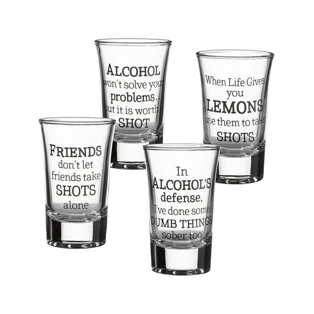 Lillian Rose Party Shot Glasses, Set of 4