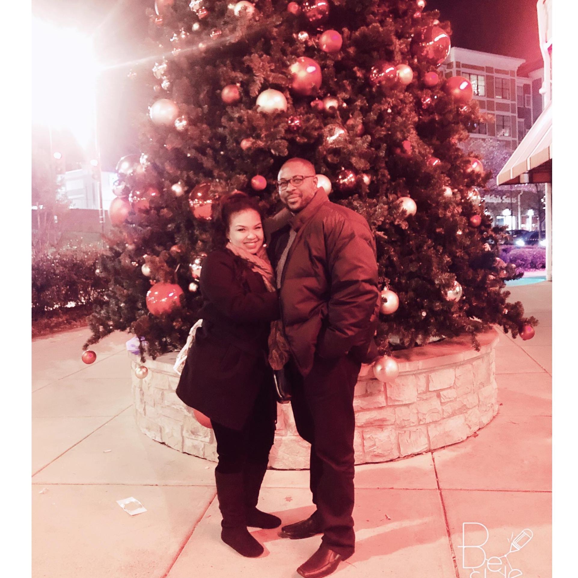 OUR first Christmas in Washington DC . His Christmas party . We had fun also spent time with family on this trip.
