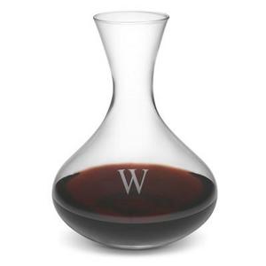 Monogrammed Decanter, Single-Initial