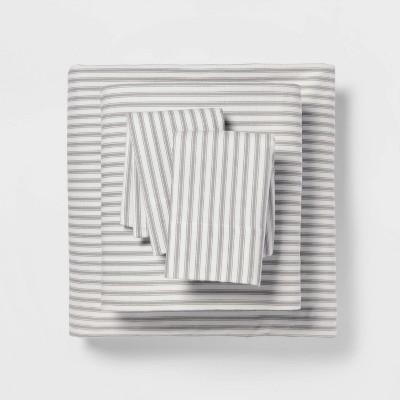Queen Fall Flannel Solid Sheet Set - Threshold™