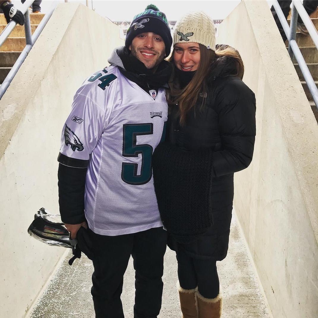 December 2017: Eagles game during the Super Bowl season