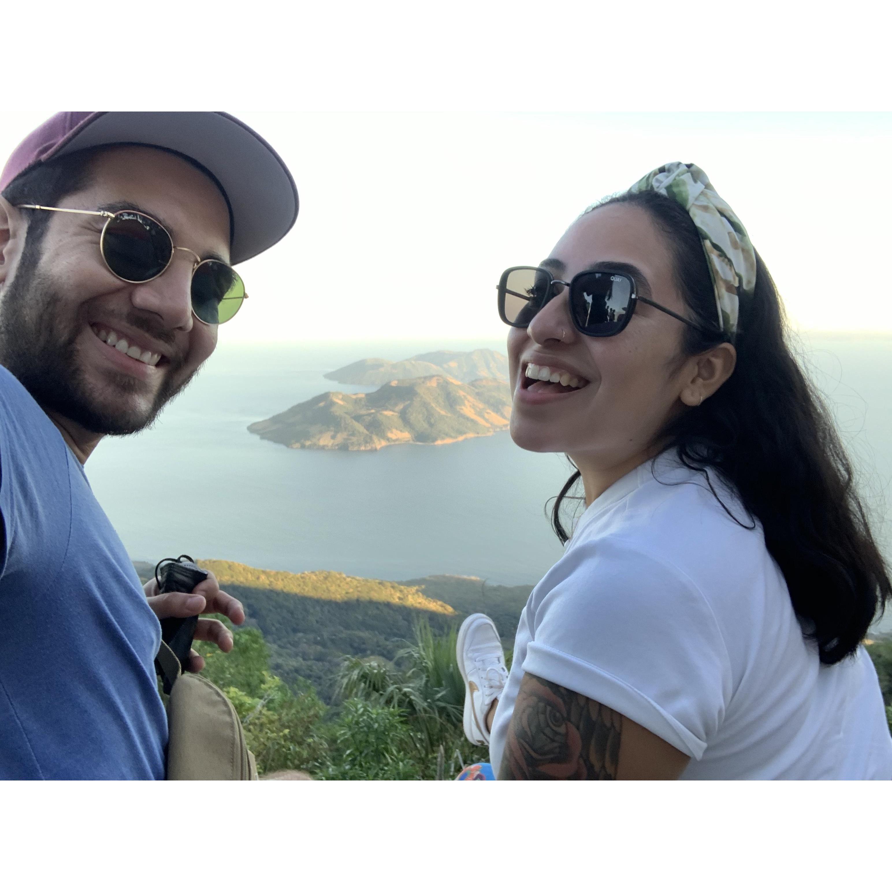 Our first trip to El Salvador together, and Mark's first volcano!