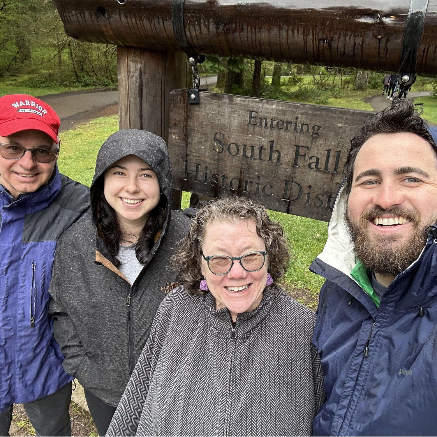 With Susan and Dan in Oregon