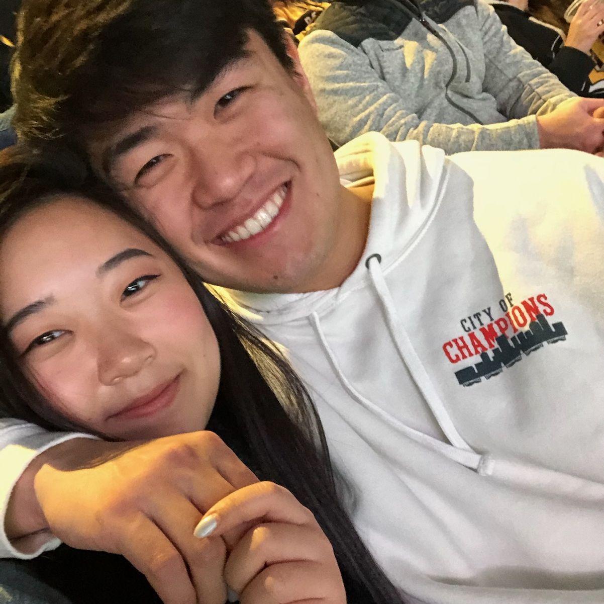 1st real date and Heidi's 1st hockey game: we went to watch the Boston Bruins play 11.25.19