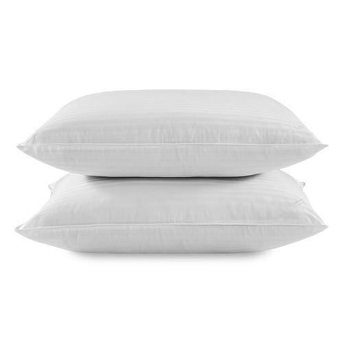 Live Comfortably® 100% Cotton Never Flat® Twin Pack Pillows