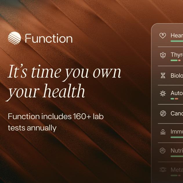 Function Health year subscription