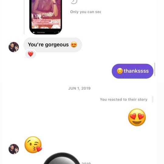 Contrary to what Zac tells everyone... here's the proof that he slid into the DMs first
