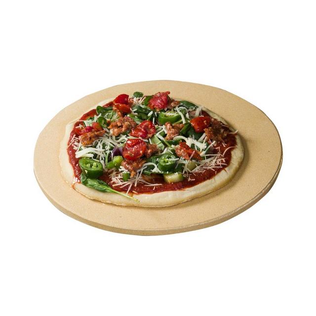 16-Inch Old Stone Oven Round Clay Pizza Stone
