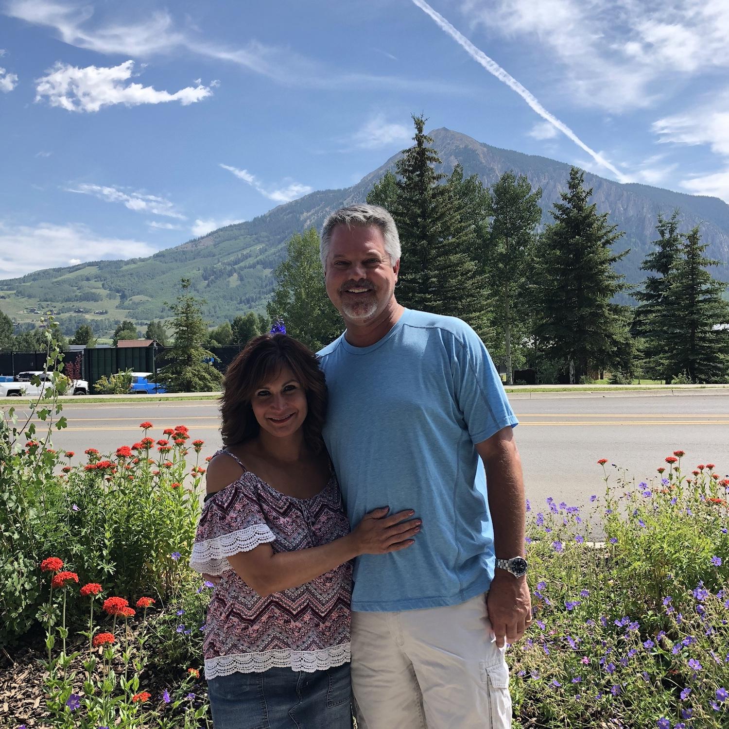 First trip to Crested Butte together (and before I started “encouraging” Scott to get haircuts every 3 weeks lol