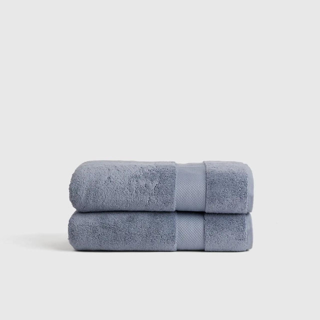 Turkish Ultra Plush Bath Towel (Set of 2) - Mineral