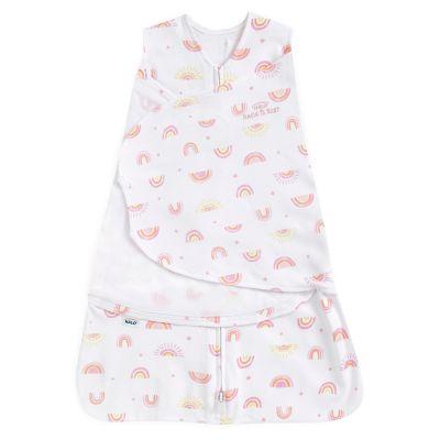 HALO® Sunshine Rainbow 2-in-1 SleepSack® Swaddle in Pink