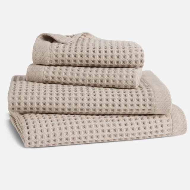 Dreamweave Waffle Bath Towel Bundle - Pebble