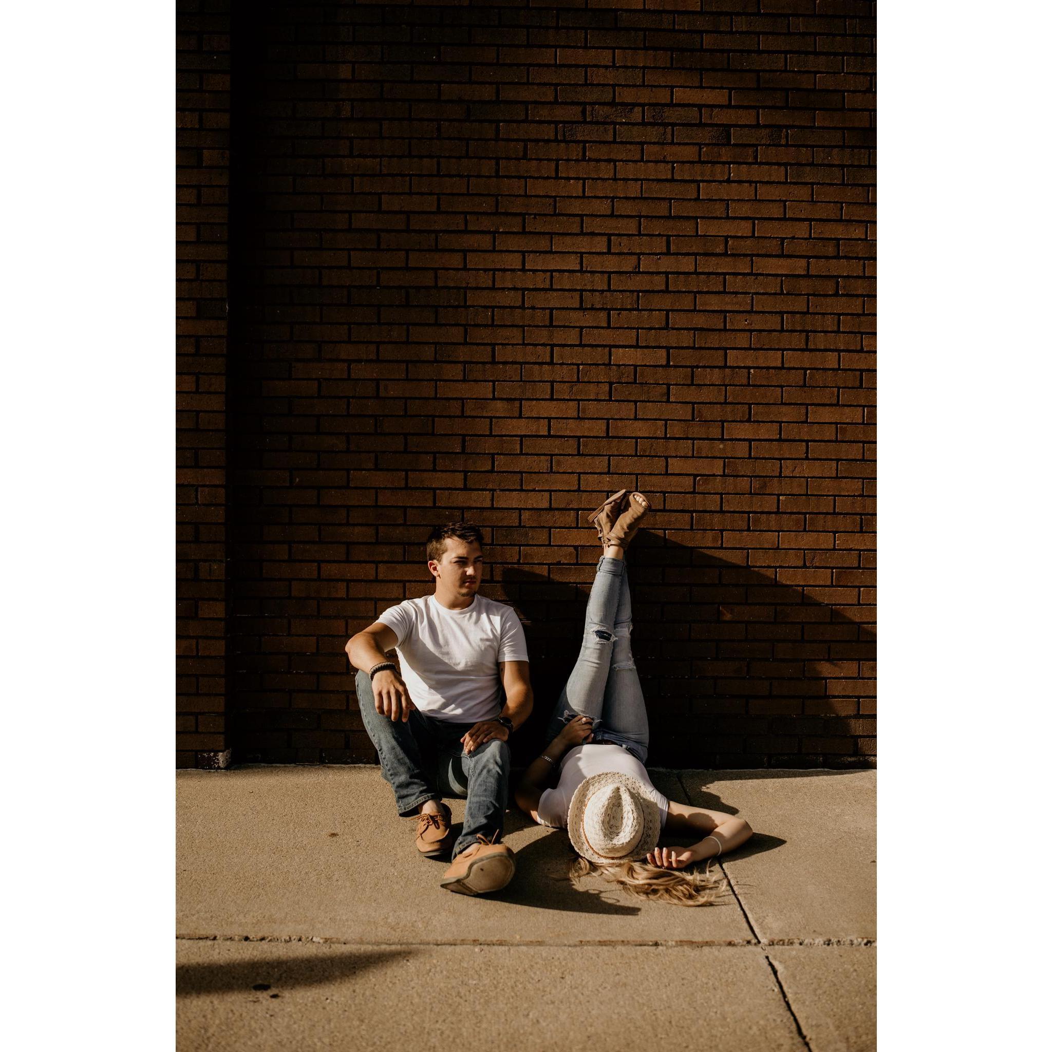 Think we have a shot at modeling? Maybe if LoHi Images keeps shooting us! Can't wait to have her at our wedding :)