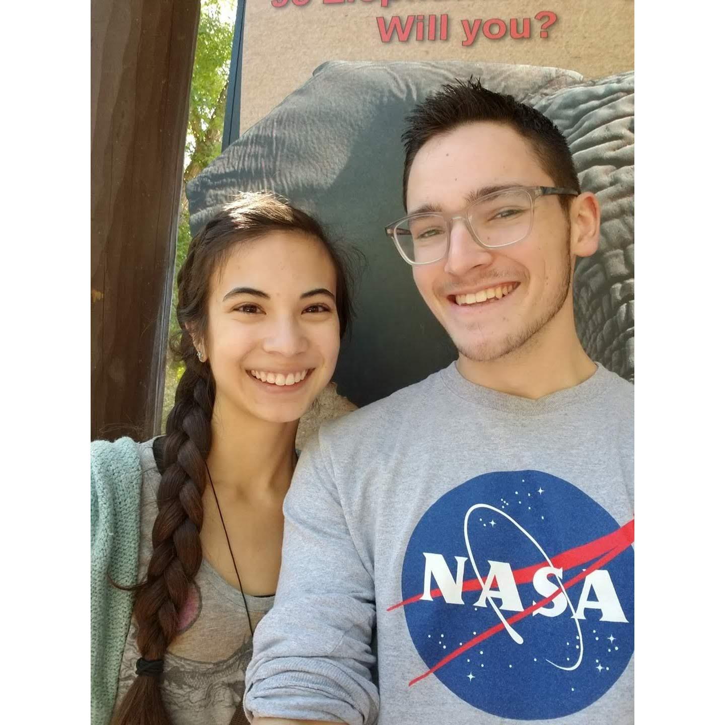 Our first real date! Hogle Zoo. October, 2018.