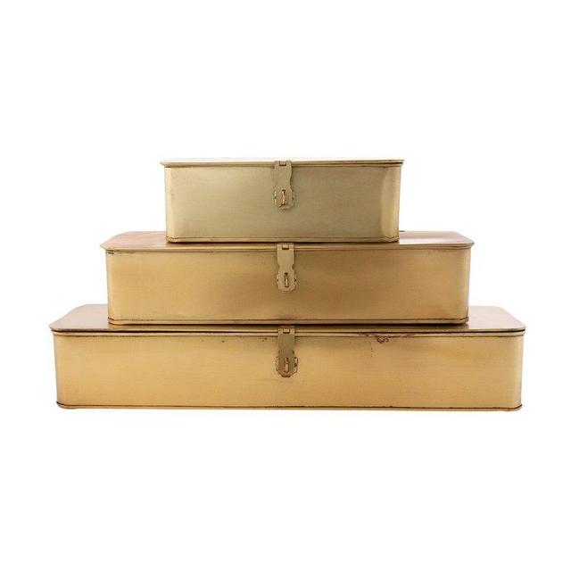 Rectangle Brass Boxes