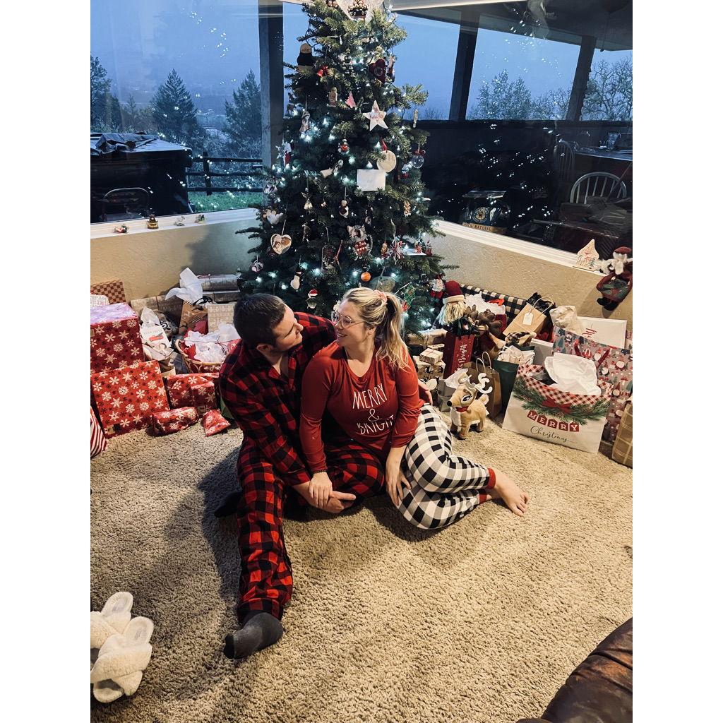 Merry Christmas!! Kyle even got to wear the matching pajamas