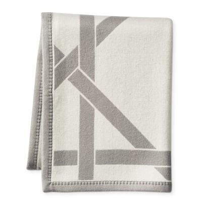 Cane Throw, 50" X 70", Grey