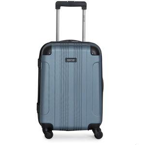 Kenneth Cole REACTION Out of Bounds Lightweight Hardshell 4-Wheel Spinner Luggage, Granite Blue, 20-Inch Carry On