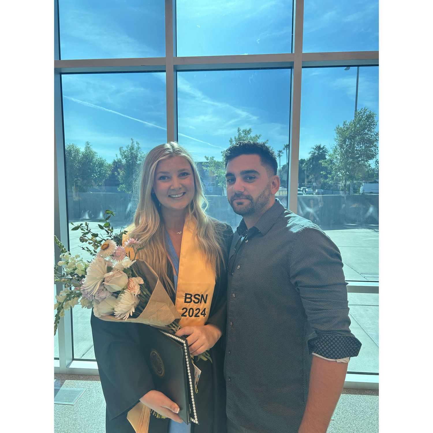 May 2024. Nursing graduation. My biggest supporter.