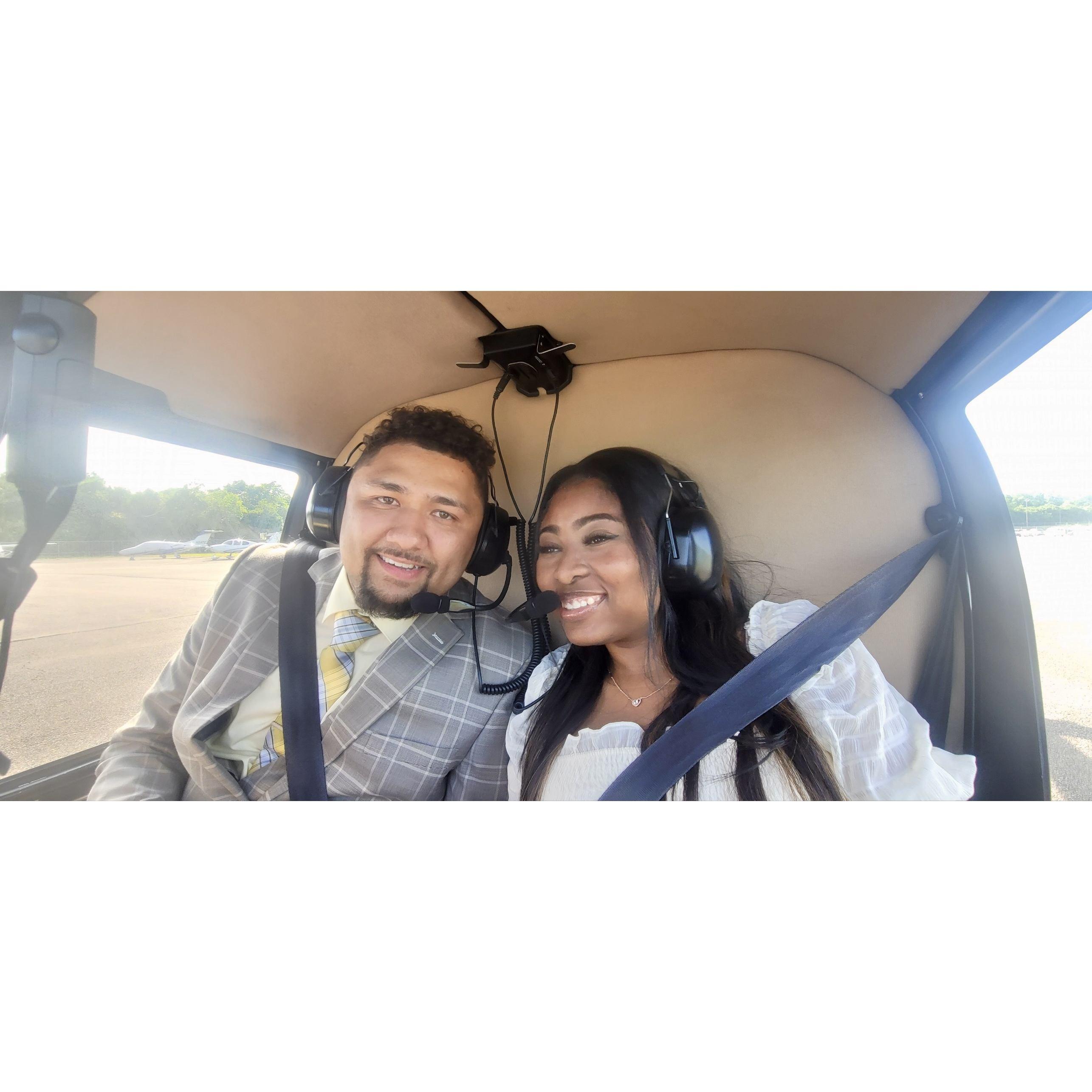 Justin's proposal, 05/29/2022 @ Lunken Airport! She said YES!