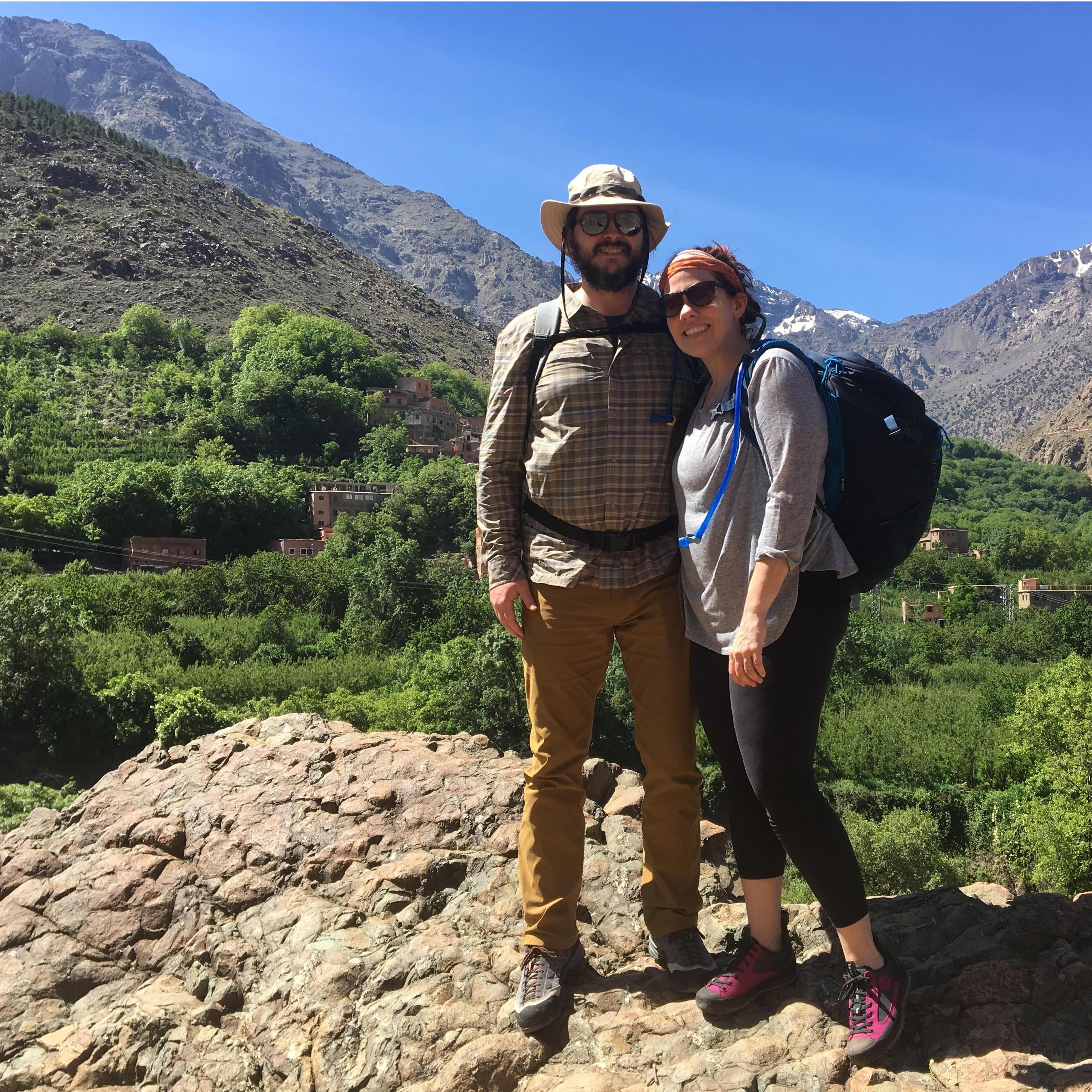 After 3 days of hiking the Atlas Mountains in Morocco
