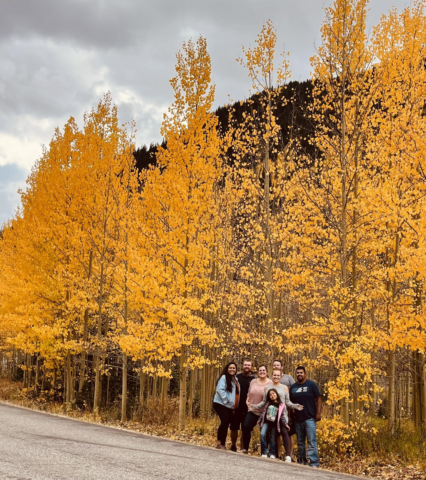 Leaf Peeping with our friends, Chance, Gloria, Poncho, Heather and Presley. Kenosha Pass 2021