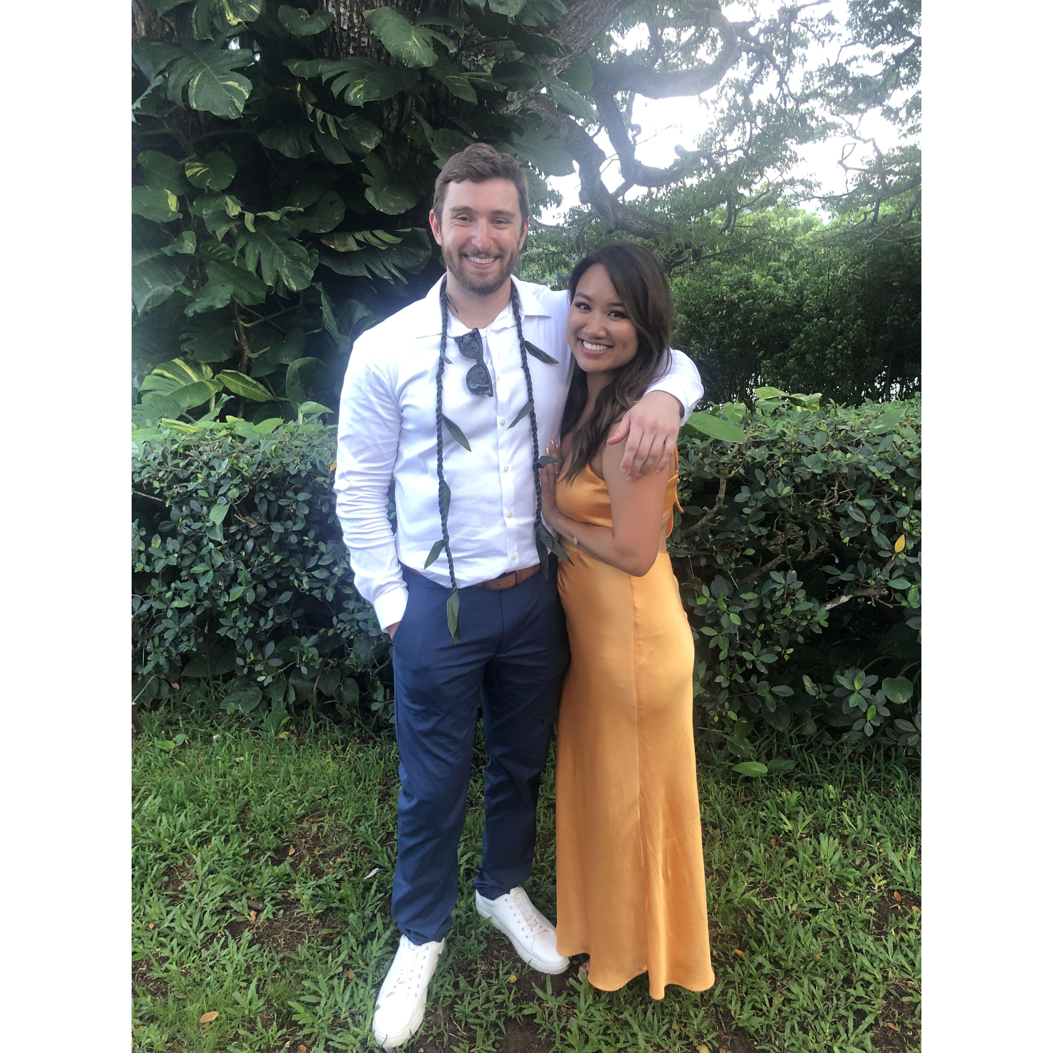 The first of many weddings we've attended together.