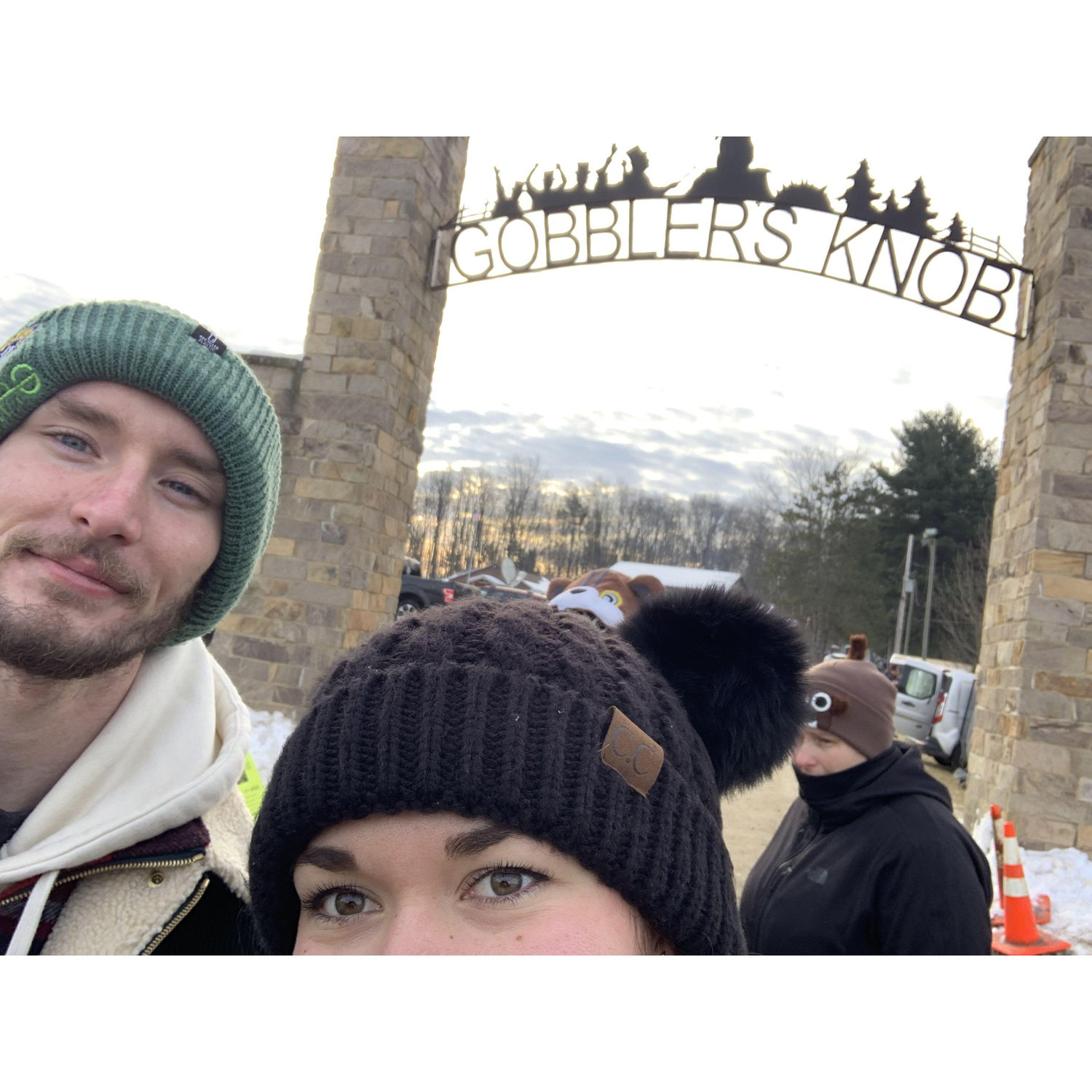Gobblers Knob on Groundhogs Day in Punxsutawney, PA