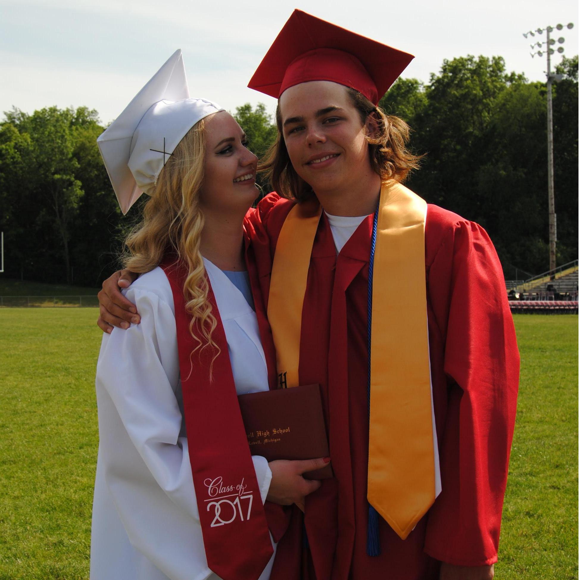 Graduation from Lowell High School