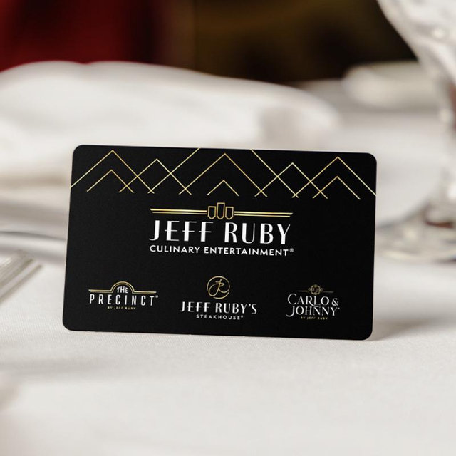 Jeff Ruby’s Gift Card