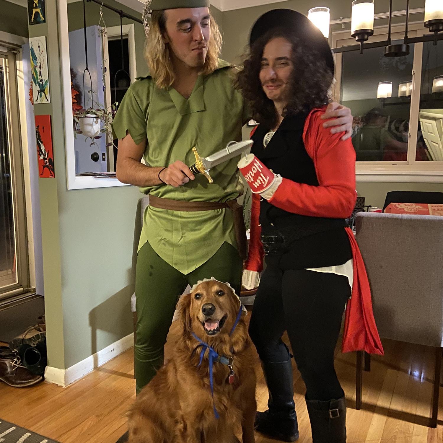 Peter Pan, Captain Hook, and Nana, Halloween 2023