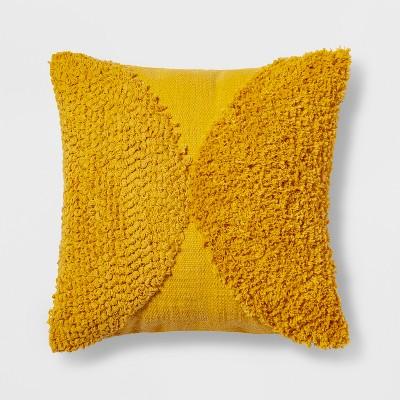Tufted Half Circle Square Throw Pillow - Project 62™