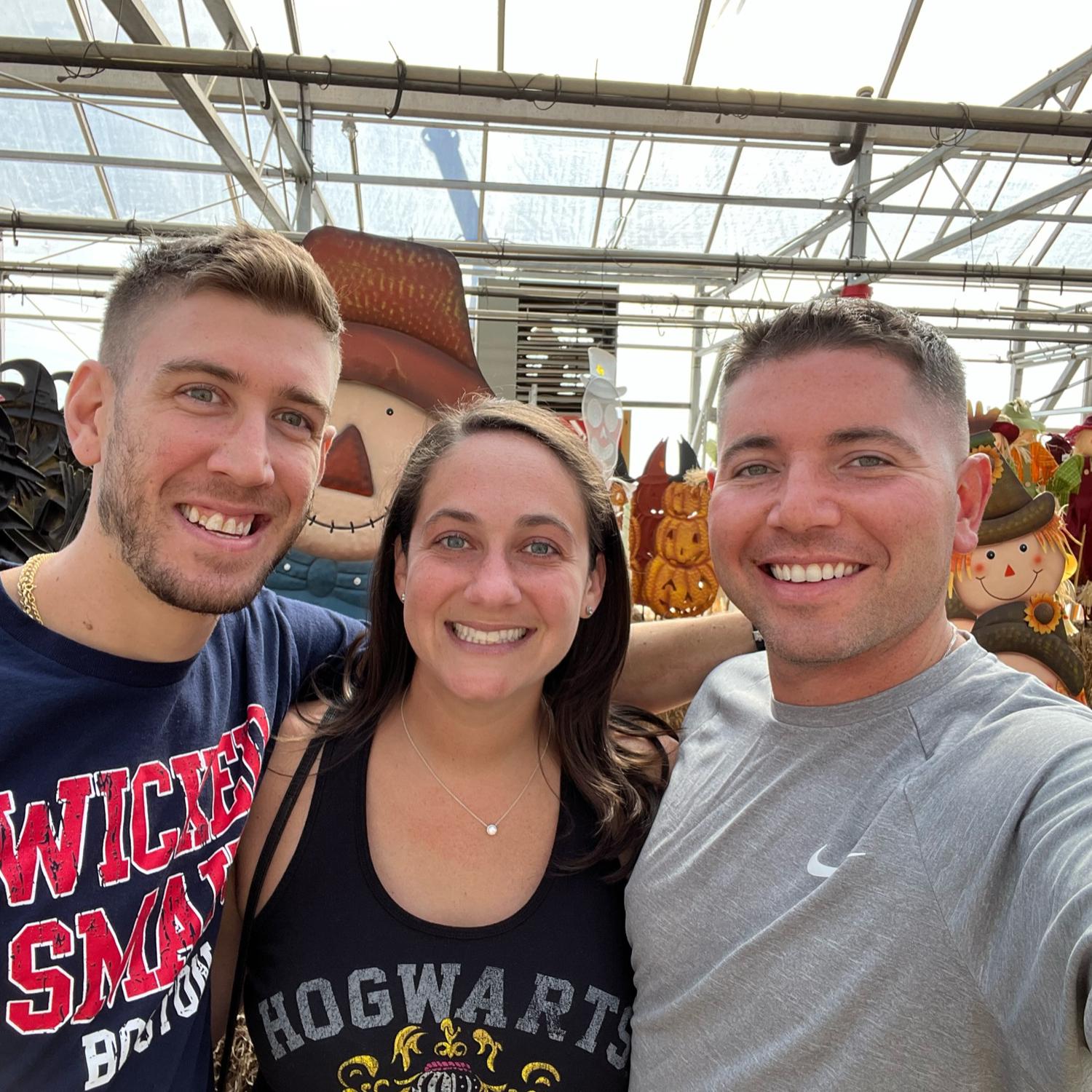 Pumpkin picking. Water Drinkers Family Farm. Manorville, New York